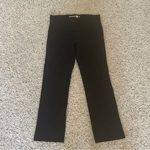 Betabrand Straight Leg Yoga Work Pants Medium P Black